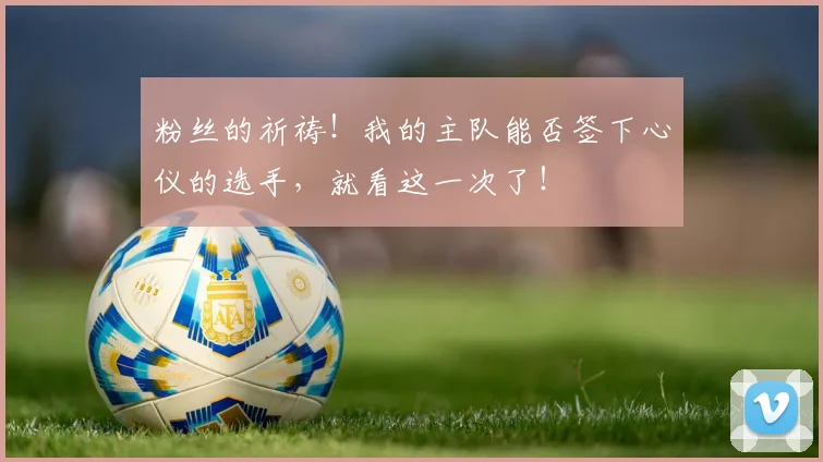 粉丝的祈祷!我的主队能否签下心仪的选手,就看这一次了!